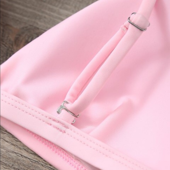 Baby Pink Zaful High Waisted Bikini - Picture 6 of 8